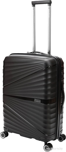 Чемодан-спиннер Torber Nevo T2207M (черный)