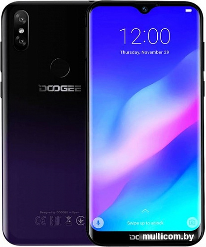 Смартфон Doogee Y8 Plus (фиолетовый)