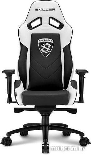 Кресло Sharkoon Shark Skiller SGS3 BK/WH (черный/белый)
