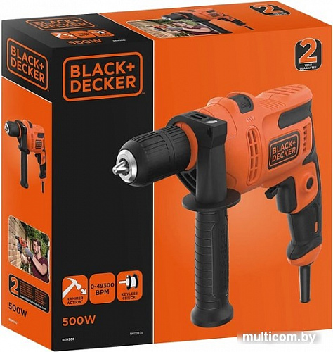 Ударная дрель Black & Decker BEH200