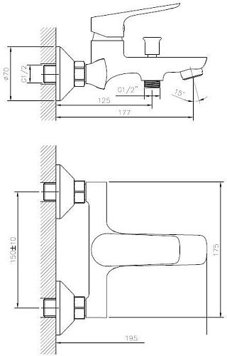 Смеситель Esko Delhi DL 54 GRF