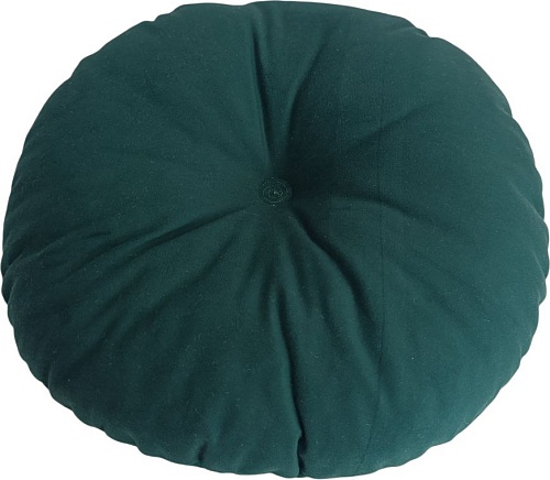 Декоративная подушка Sled Круглая 40x40x10 (зеленый)