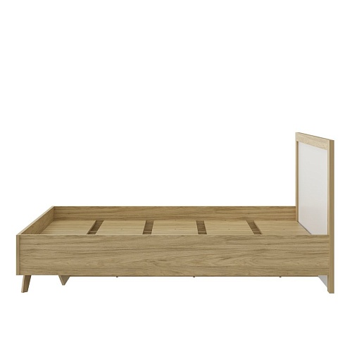 Кровать MyStar Норсан ИВ-125.04.00 (гикори ричмонд/белый)