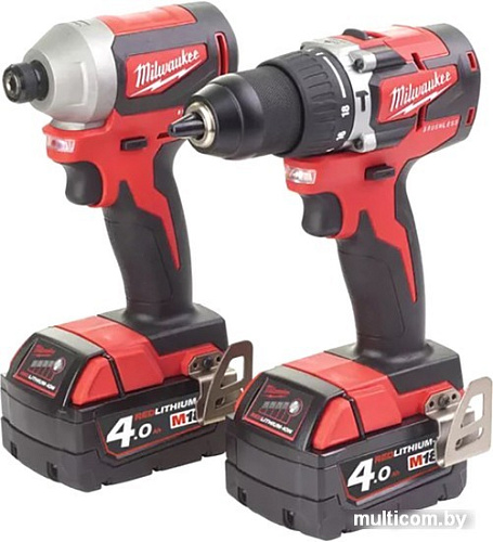 Milwaukee M18 CBLPP2A-402C 4933464536 (шуруповерт, винтоверт, 2 АКБ, кейс)