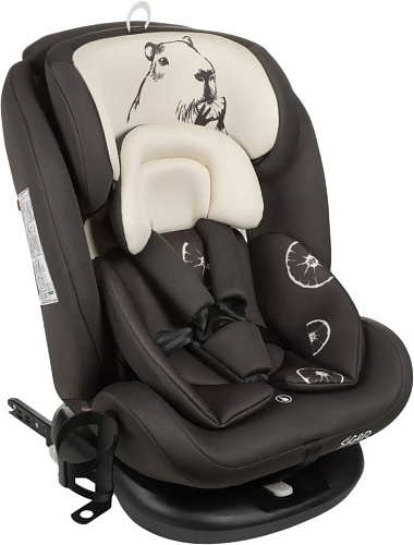 Детское автокресло Siger Престиж Isofix Lux KRES4060 (капибара)