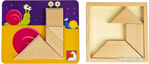 Развивающая игра Bondibon БондиЛогика Сочетай фигуры ВВ4883