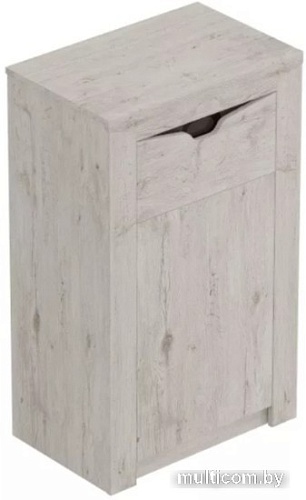 Тумба Мебельград Соренто с дверцей и ящиком (дуб бонифаций-кофе структ. мат.)