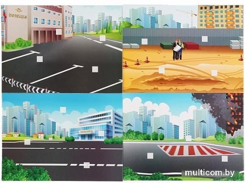 Развивающая игра Умные игры С липучками Специальная техника 4690590134283