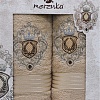 Набор полотенец Merzuka 50x90/70х140 9807 (2 шт, 2 шт, бежевый)