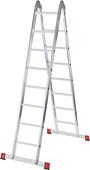 Лестница-трансформер Новая высота NV 331 шарнирная 2x8 ступеней
