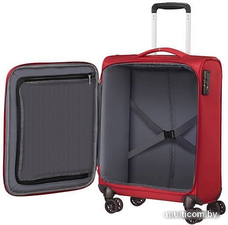 Чемодан-спиннер American Tourister Crosstrack Red/Grey 55 см (4 колеса)
