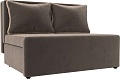 Диван Mebelico Лагуна 114434 (велюр, коричневый/бежевый)