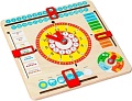 Бизиборд Мастер Вуд Часы и календарь KD2