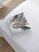 Чехол на подушку JoyArty Декоративные перья sl_20238