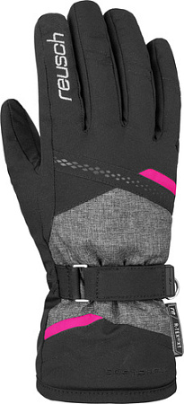 Перчатки Reusch Hannah R-Tex XT 6031213 7771 (р-р 6, black/black melange/pink glo)