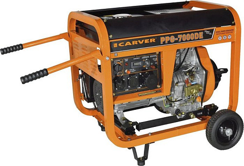 Дизельный генератор Carver PPG-7000DE