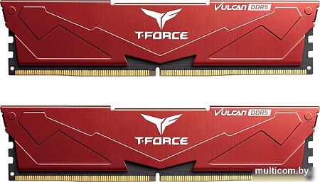 Оперативная память Team T-Force Vulcan 2x32ГБ DDR5 6000 МГц FLRD564G6000HC38ADC01
