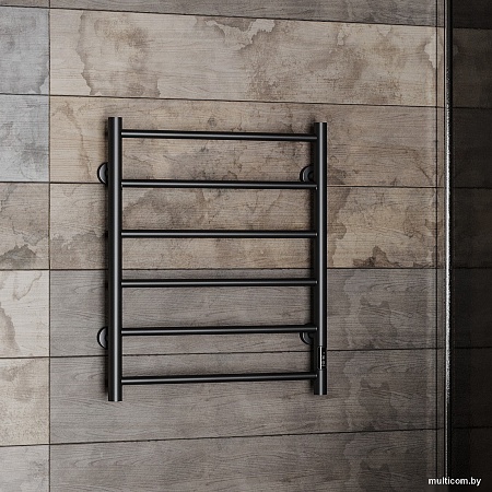 Полотенцесушитель Roxen Caspia BK-109W-6T 11070-5365B (черный)