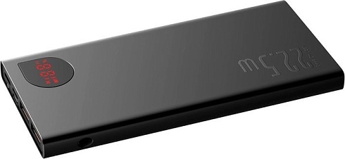 Портативное зарядное устройство Baseus Adaman Metal Digital Display PPIMDA-B0A 10000mAh (черный)