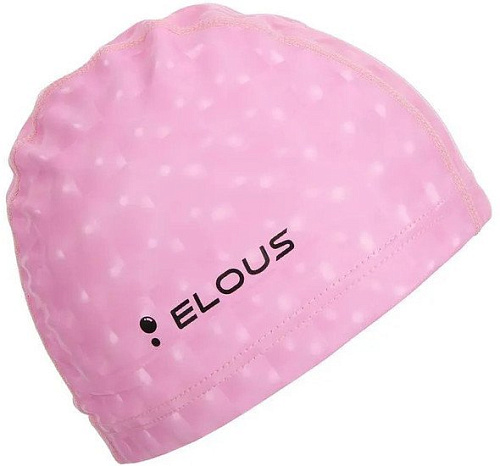 Шапочка для плавания Elous EL002 (розовый)