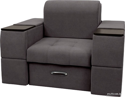 Сириус Лидер-13 ППУ 135x110 (Eva 24 велюр темно-серый)