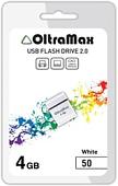 USB Flash Oltramax 50 4GB (белый)