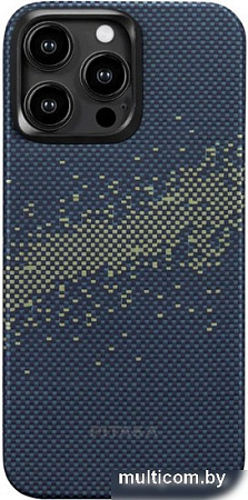 Чехол для телефона Pitaka MagEZ Case 4 для iPhone 15 Pro (milky way galaxy, синий)