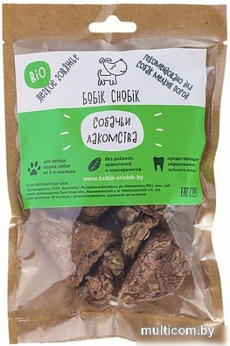 Лакомство для собак Бобик Снобик Легкое говяжье 35 г