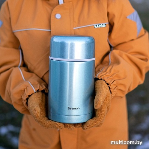 Термос для еды Fissman 9855 800 мл (аквамарин)
