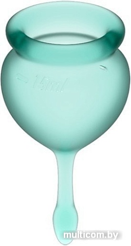 Менструальная чаша Satisfyer Feel Good (зеленый)