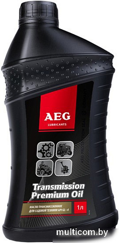 Трансмиссионное масло AEG Lubricants Transmission Premium Oil SAE 80W-85 1л