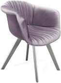 Стул с подлокотниками Sheffilton SHT-ST31-С1/S39 (ледяная лаванда/серый)