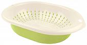 Дуршлаг Бытпласт 431212309 (зеленый)