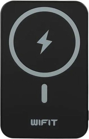 Внешний аккумулятор Wifit Wimag Magnetic Wireless Powerbank 5000mAh (черный)