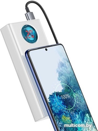 Портативное зарядное устройство Baseus PPLG-A02 30000mAh (белый)