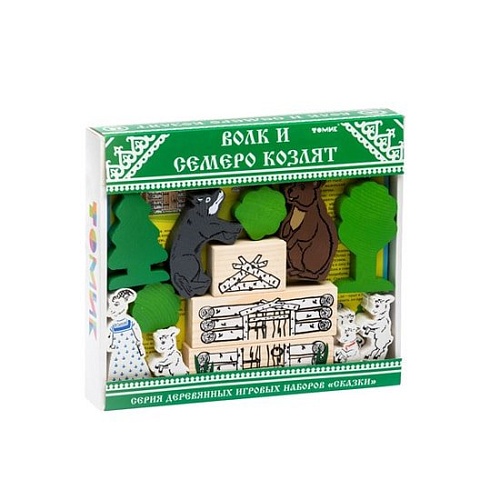 Развивающая игрушка Томик Волк и семеро козлят 4534-5