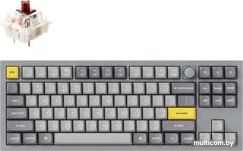 Клавиатура Keychron Q3 RGB Q3-N3-RU (Gateron G Pro Brown)