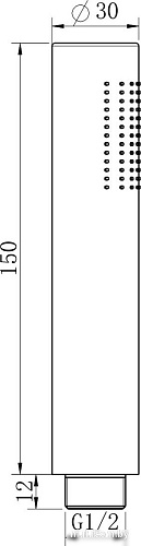 Душевая лейка Lauter Lily 21S10048