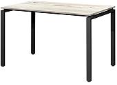 Стол Millwood Лофт Сиэтл ДТ-5 130x70x75 (дуб белый Craft/черный)