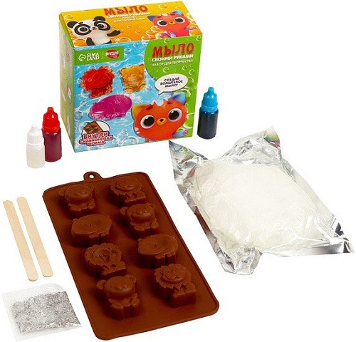 Набор для изготовления мыла Школа талантов SPA салон. Веселый зоопарк 9150396