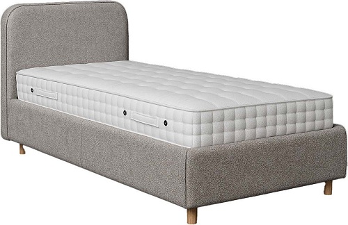 Кровать Sonit Mia 140x200 шенилл Eclipse (01 светло-бежевый)