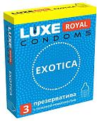 Рельефные презервативы LUXE Royal Exotica с точками 8843