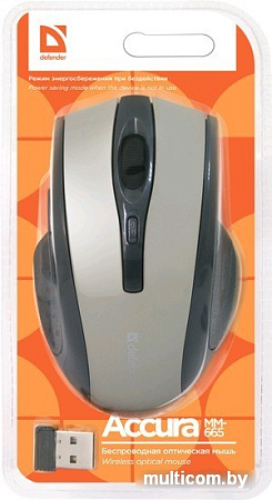 Мышь Defender Accura MM-665 (серый)