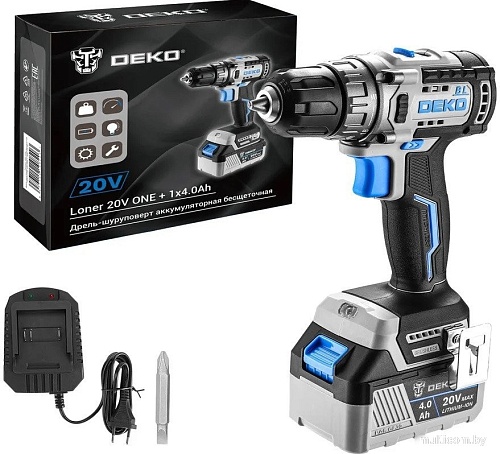 Дрель-шуруповерт Deko Loner 20V ONE+ 085-1004 (с 1-им АКБ)