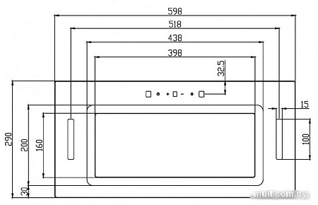 Кухонная вытяжка Schtoff Polar 60 (белый)