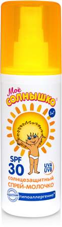 Спрей солнцезащитный Мое Солнышко SPF30 100 мл