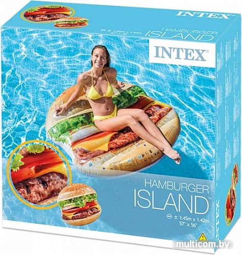 Надувной плот Intex Juicy Hamburger 58780