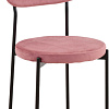 Стул Stool Group Барбара (велюр пыльно-розовый/черный)