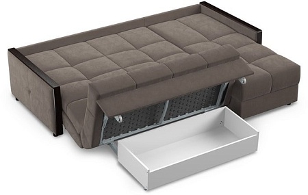 Угловой диван Moon Trade Мадрид 125 002496 (коричневый)