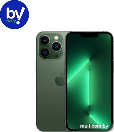 Смартфон Apple iPhone 13 Pro 128GB Восстановленный by Breezy, грейд A (альпийский зеленый)